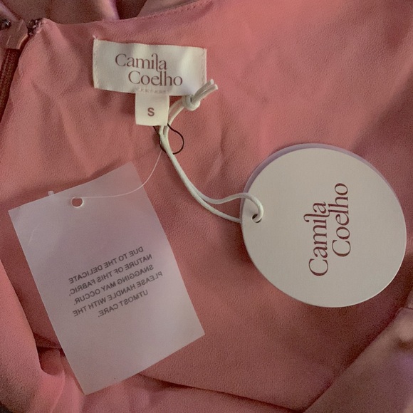 REVOLVE Camila Coelho Arnoldo Midi Dress in Rust Small size S - Picture 4 of 7